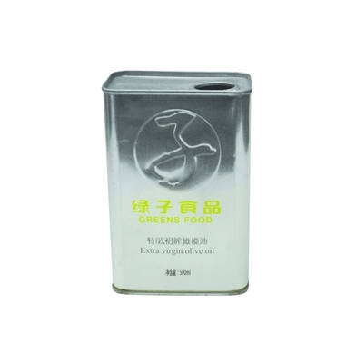 Buy DADI 0.23-0.25mm Thickness Extra Virgin Olive Oil 500ml in Food Grade Tinplate Food Oil Can with UV Finish and Embossing online manufacture