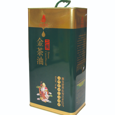 kopen DADI 5L vierkant voedsel olie blik, tin container 5000ml metalen olie verpakking rechthoekige voedsel-grade tinplate online manufacture