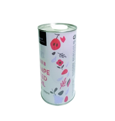 Buy DADI 0.35L Round Olive Oil Can Tin Canister 350ml Tin Can Round For Edible Oil Elegant online manufacture