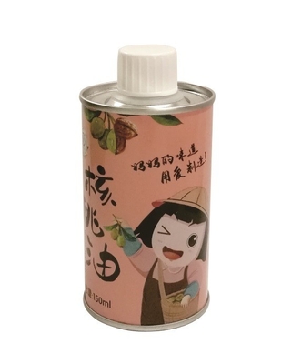 Buy DADI 150ml Round Oil Can Olive Oil Tin Can Food Grade With CMYK Printing online manufacture