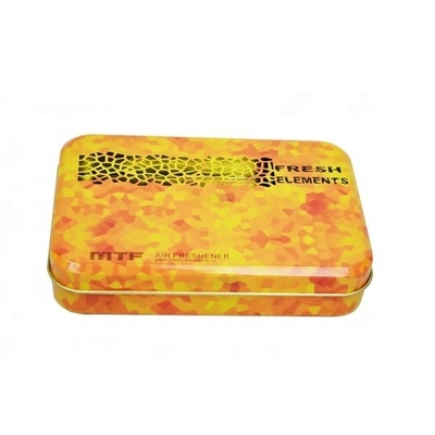 kaufen DADI Candy Tin Box CMYK PMS UV Kleine rechteckige Dosen mit ausgehöhlten Deckeln 150x100x30mm online manufacture