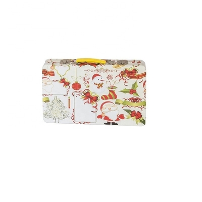 acheter DADI 0,23 mm-0,28 mm Boîte en fer blanc de biscuit Boîte en fer blanc à poignée rectangulaire Boîte en fer blanc avec conception de Noël CH5 online manufacture