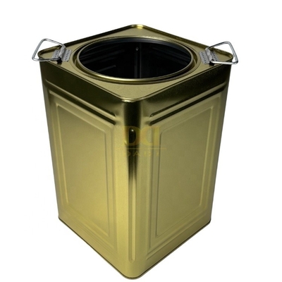 comprare DADI Quadratura Metallico Imballaggio Stagno di tè, Scatola di Stagno di Tè Supporto Stampa personalizzata online manufacture