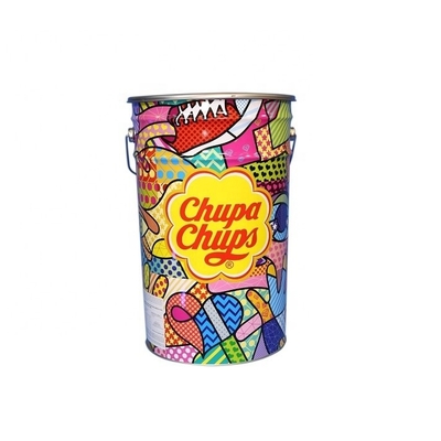 Buy DADI  6.5 Gallon Metal Popcorn Tin For Candy Chocolate Lollipop CMYK PMS UV Printing online manufacture