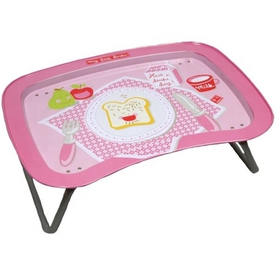 Buy DADI Offset Lithography Painted Tin Trays Food Grade Metal Tin Tray With Foldable Stand online manufacture