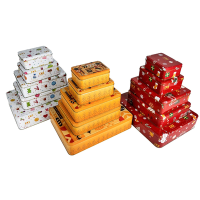 kaufen DADI Matt Öl Frosted Sensation Keks Blechdose Quadratisch Rechteckig Snack Blechdose online manufacture