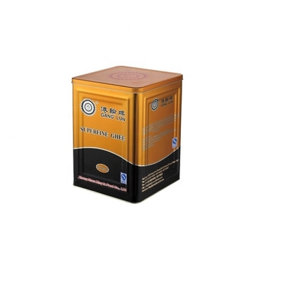 kaufen DADI 18L Ghee Quadrat Tinplate Ölbox, Lebensmittelöldose mit CMYK / PMS / UV-Druck online manufacture