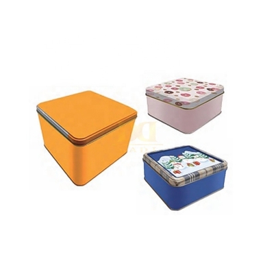 Buy DADI Retro Comic Printed Candy Tin Box Customized Square Tin Container Recyclable online manufacture