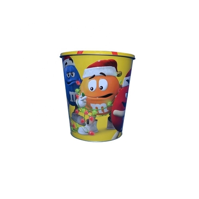 Buy DADI 130oz Metal Popcorn Bucket Food Grade Tinplate Popcorn Metal Bucket with Lid online manufacture