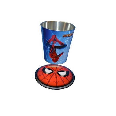 Buy DADI Offset Lithography Tinplate Metal Popcorn Bucket Customized Birthday Popcorn Tin online manufacture