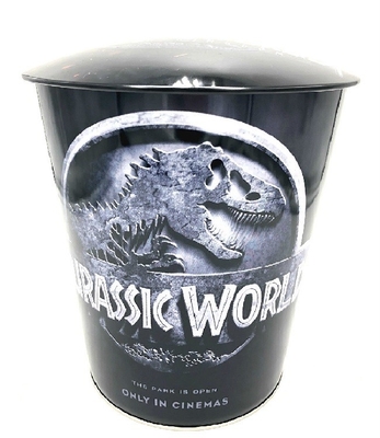 Buy DADI Custom Logo Cheese Popcorn Tin Tinplate Popcorn Metal Bucket with Lid online manufacture