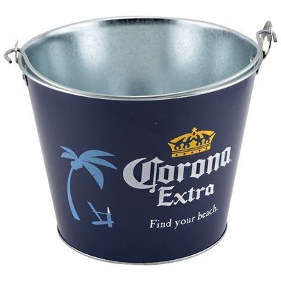 Buy DADI 5L Round Metal Tin Ice Bucket With Custom Logo for 6 Bottles Beer online manufacture