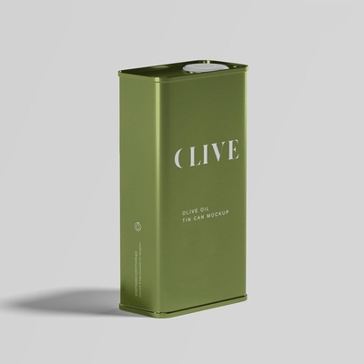 comprar Lata rectangular de aceite alimenticio DADI 2.5L para envasado de aceite de oliva virgen extra en colores CMYK/PMS online manufacture