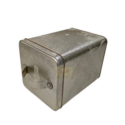 Buy DADI Matte Frosted Square Tin Can Tinplate Food Organizer Personalized Candy Tin Box online manufacture