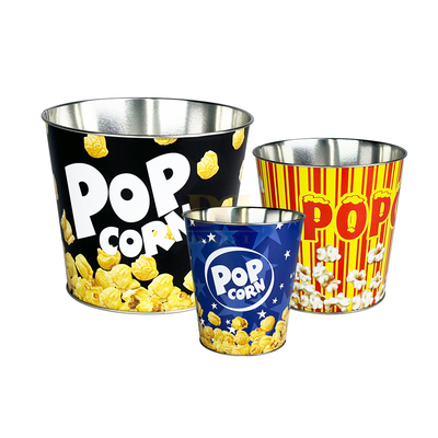 acheter Seau à pop-corn en métal DADI, seau en fer blanc, seau à pop-corn 3D en fer blanc, couleur CMJN PMS online manufacture