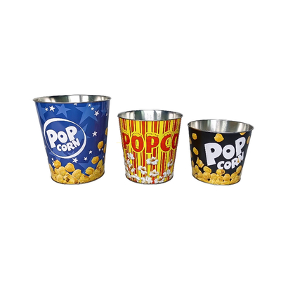 acheter Seau en métal pour pop-corn de qualité cinéma DADI, 5L, seau en fer blanc galvanisé online manufacture