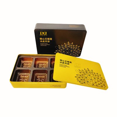 Купить DADI OEM ODM Mooncake Tin Box Tinplate CMYK PMS Biscuit Tin Box Упаковка online manufacture