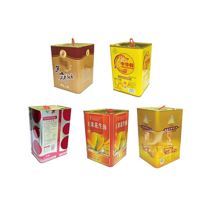 Buy DADI Food Oil Can 10L 14L 15L 17.5L 18L Tin Olive Oil Containers Large Olive Oil Tins online manufacture