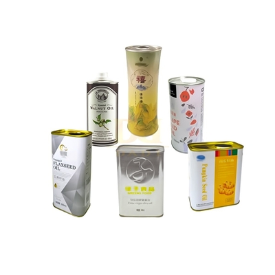 acheter DADI Huile alimentaire d'avocat, d'arachide et de tournesol en bidon de 500 ml, bidon d'huile rectangulaire et rond avec revêtement intérieur doré et capacité personnalisée online manufacture