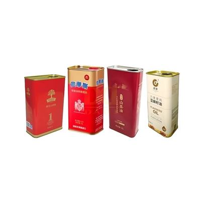 kopen DADI Easy Open Food Oil Can, Tin Oil Container 1L Tinplate Rechthoekige plantaardige olie Tin online manufacture