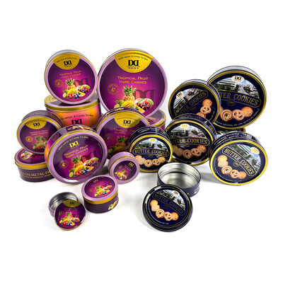 kaufen Großhandel 80mm 98mm 103mm 135mm 153 167 182 20mm 230mm 252mm 260mm Zwei/drei Stück Dosen Rundmetallverpackung Lebensmittel-Behälter online manufacture
