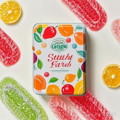 comprar DADI Hard Candy Tin Box Fruit Candy Tins Boxes de metal vazios de doces online manufacture