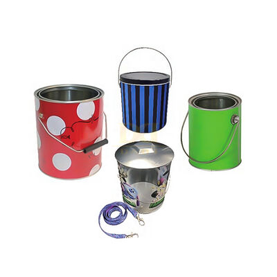 Buy Durable Metal Cookie Tin with Carry Handle Food Safe HD Printed Container for Baking Storage Holiday Gift Box Dry Food Container online manufacture