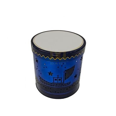 kaufen Neueste Warmverkauf Zwei-Wege-Benutzung Zinnplatte Lebensmittelverpackung Hohles Design Zinnbox für kreative Lampenschirme Geschenk Lebensmittelkanister Großhandel online manufacture