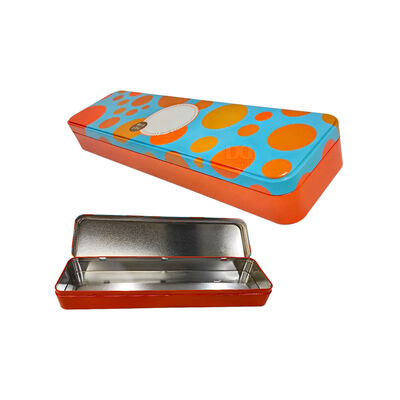 comprar Caja de lata de almacenamiento rectangular vacía, elegante, personalizada, venta al por mayor de fábrica, tapa con bisagra para estuche de lápices, caja de herramientas, embalaje de Chocolate online manufacture