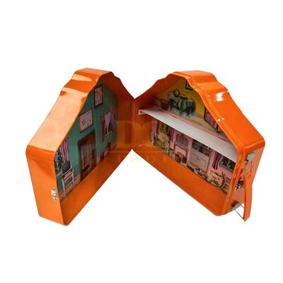 خرید DADI Factory عمده فروشی جعبه ناهار قوطی فلزی قابل سفارشی با دسته محکم و طراحی لوگو سفارشی با چاپ کامل رنگی online manufacture
