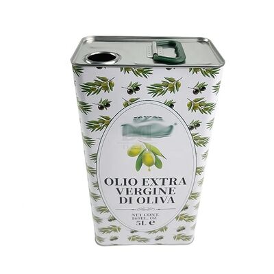 acheter Dadi Weiye 250ml 500ml 1L 2L 5L impression personnalisée huile d'olive peut rectangle avec couvercle de qualité alimentaire online manufacture