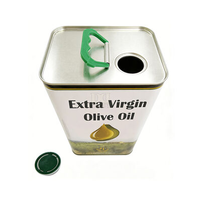 satın al Özel 4L 5L Bir Gallon Kare Dikdörtgen Teneke Yağı Teneke Kutu Metal Ambalaj Endüstriyel Gıda Kullanımı Zeytinyağı Yemek Yağı online manufacture