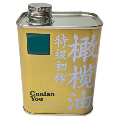 satın al DADI 1 Litre 1L Gıda Derecesi Ekstra Bakire Zeytinyağı Teneke Kutusu Metal Yemek Yağı Kutusu online manufacture