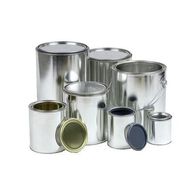satın al Alışveriş Alışveriş Yüksek Kaliteli Boş Yuvarlak Metal Boya Lever Kapaklı Teneke Kutular Boya Mum Paketleri için Özel Renkli Logo Boyama online manufacture